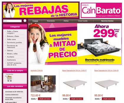 Mobles Can Barato :: Venta de muebles y complementos canbarato.com