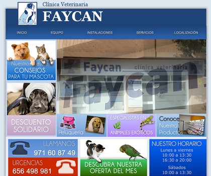 Clinica Veterinaria Faycan :: Clinica para animales, mascotas exóticos clinicafaycan.com