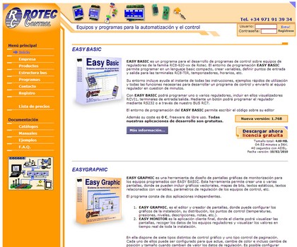 Rotec Control :: Fabricacion, venta, equipos para el control y la automatizacion roteccontrol.com